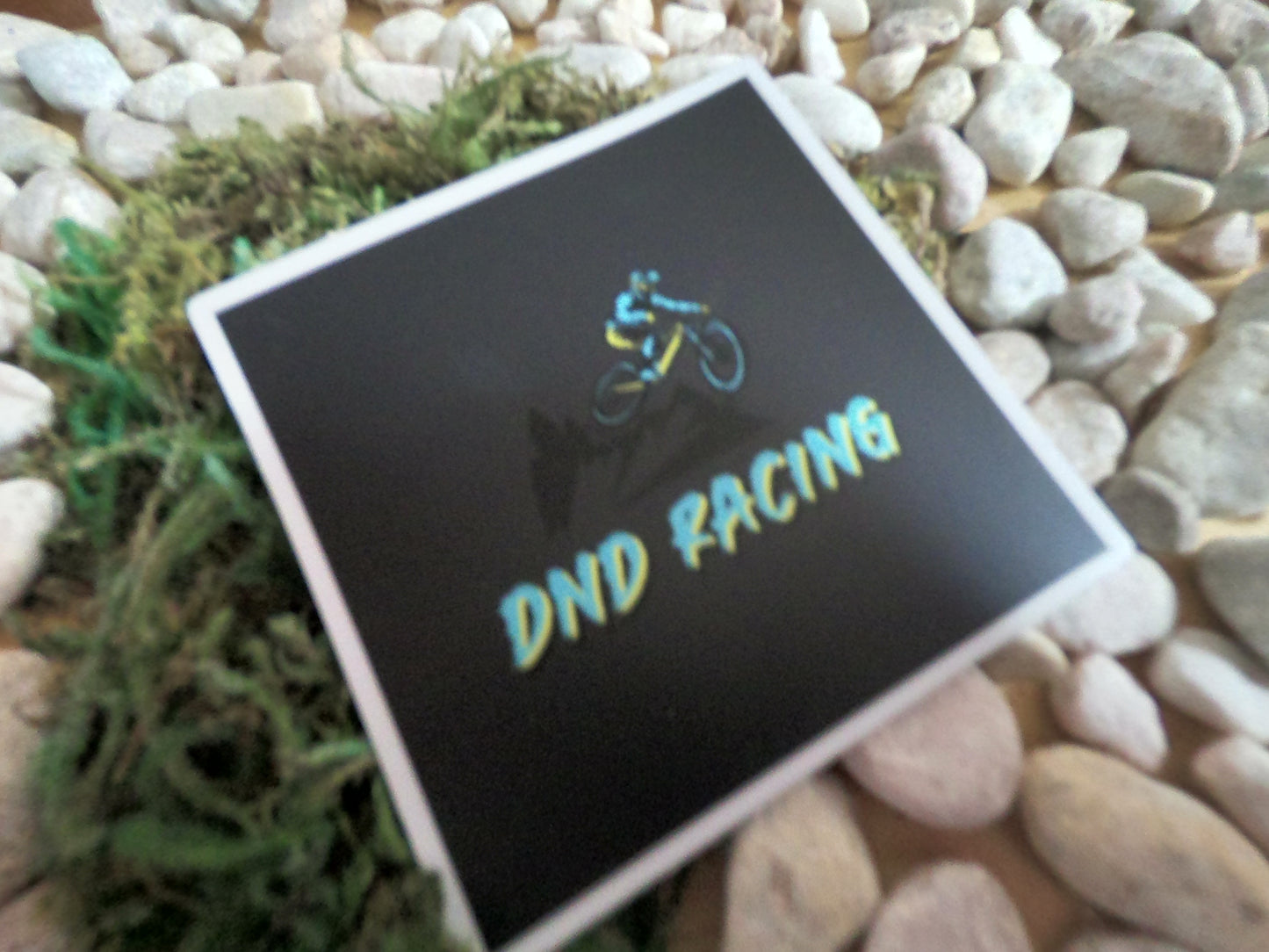 Dnd Racing 3"×3" Bordered Stickers - DND Racing
